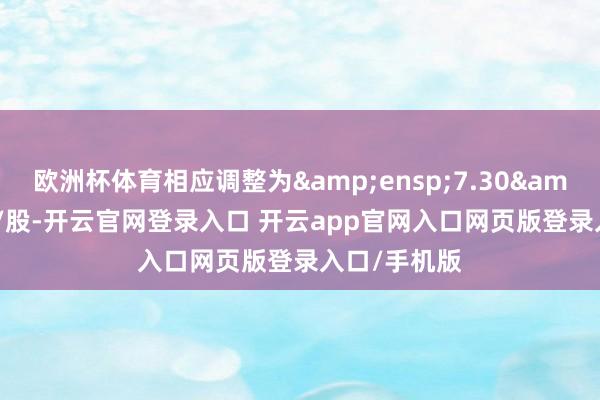 欧洲杯体育相应调整为&ensp;7.30&ensp;元/股-开云官网登录入口 开云app官网入口网页版登录入口/手机版